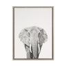 Sylvie Elephant Framed Canvas by Simon Te of Tai Prints