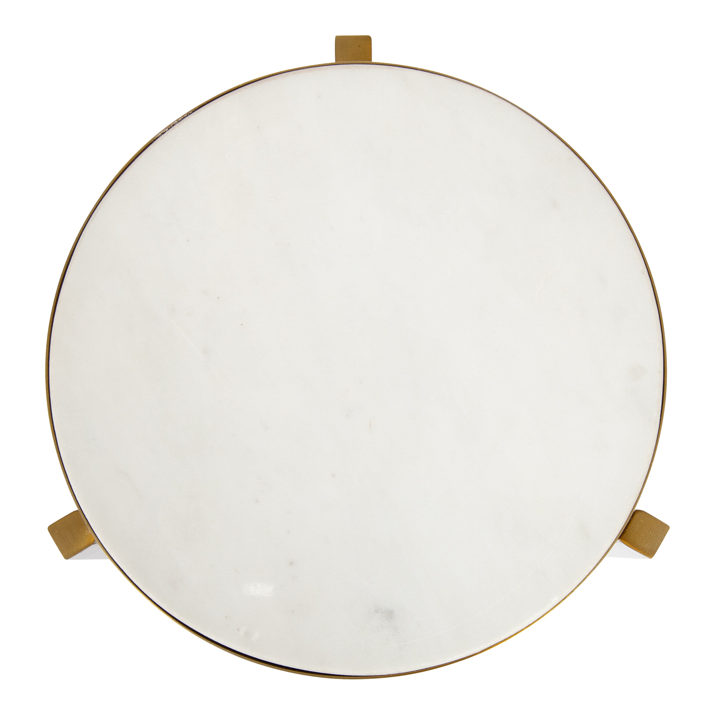 Drink Table White Gold 9x9x23 5