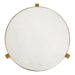 Drink Table White Gold 9x9x23 5