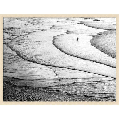 Mounted Canvas 38x29 Woodgrain Stripe Blonde 1