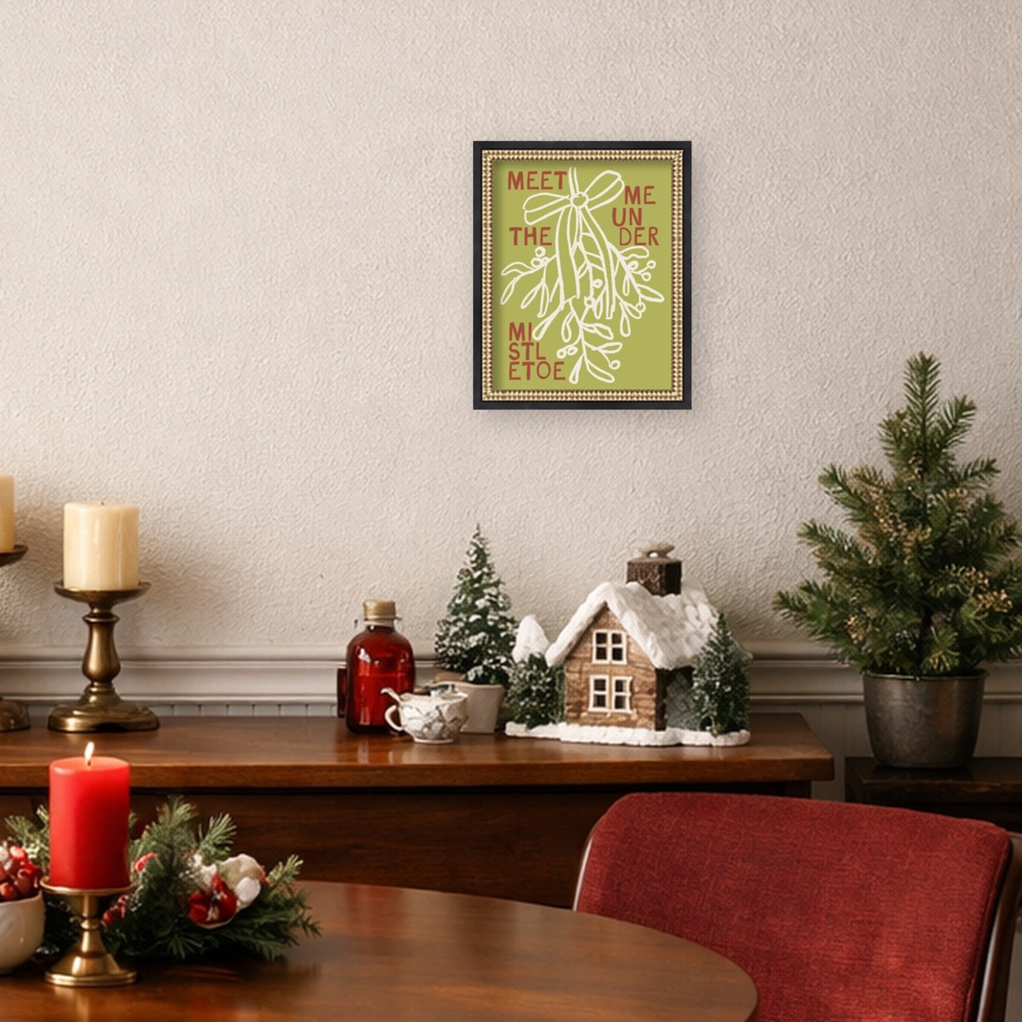 Mounted Canvas Castellan Black 13x16 6