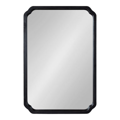 Scallop Mirror Black 24x36 2