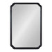 Scallop Mirror Black 24x36 2