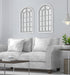 Windowpane Mirror Gray 22x38 7
