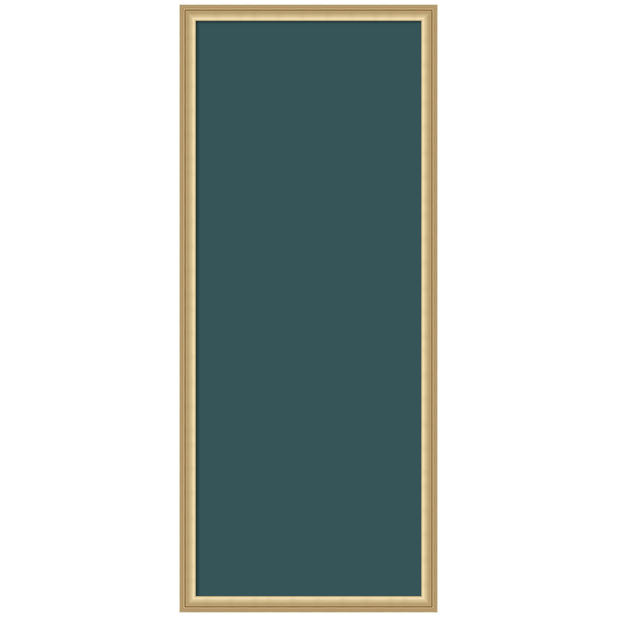 Framed Fabric Pinboard Deep Sea Teal Wall Organization