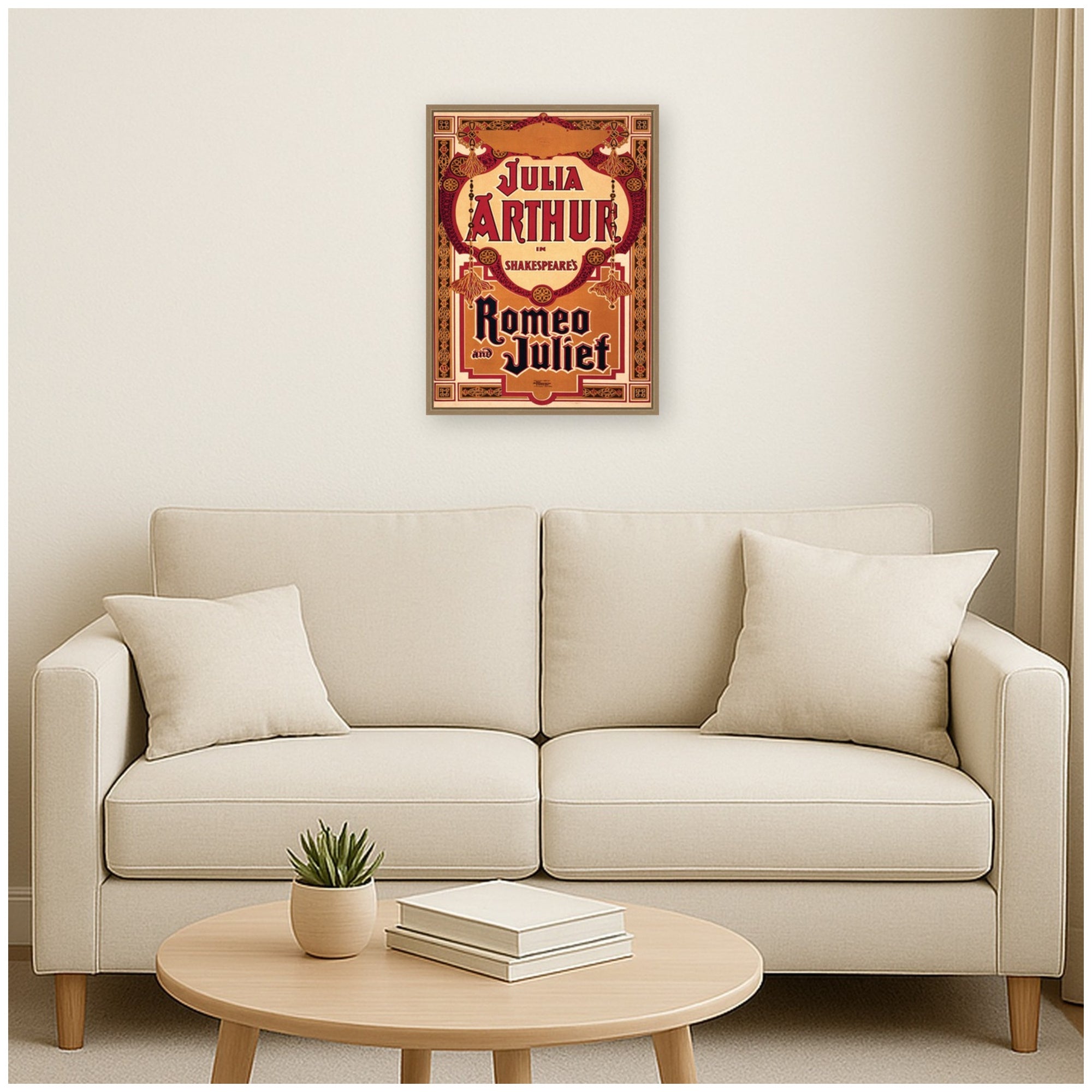Framed Canvas 18x24 Sylvie Dark Gold 6