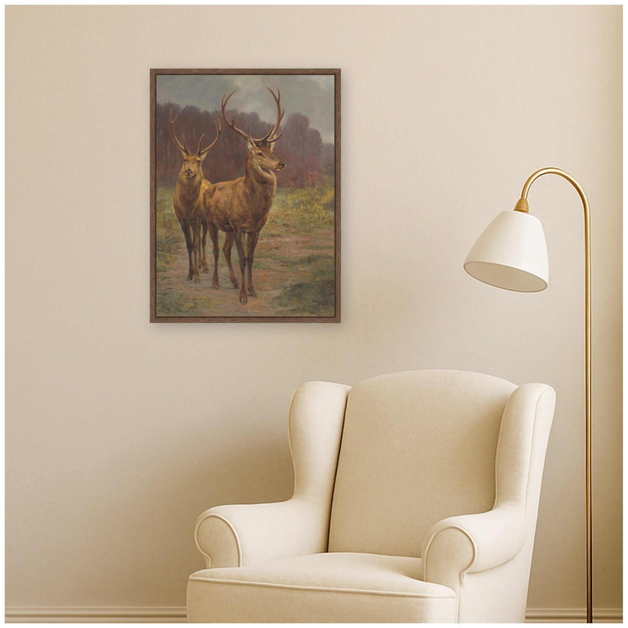 Framed Canvas 18x24 Sylvie Walnut 6