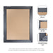 Wall Frame Belvedere Bronze 10x18 matted to 5x7 4