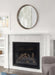 Round Mirror Gray 30" Diameter 6