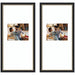 Wall Frame Belmont Black 14x30 matted to 8x10 1