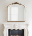 Arch Mirror 28x30 Gold 8