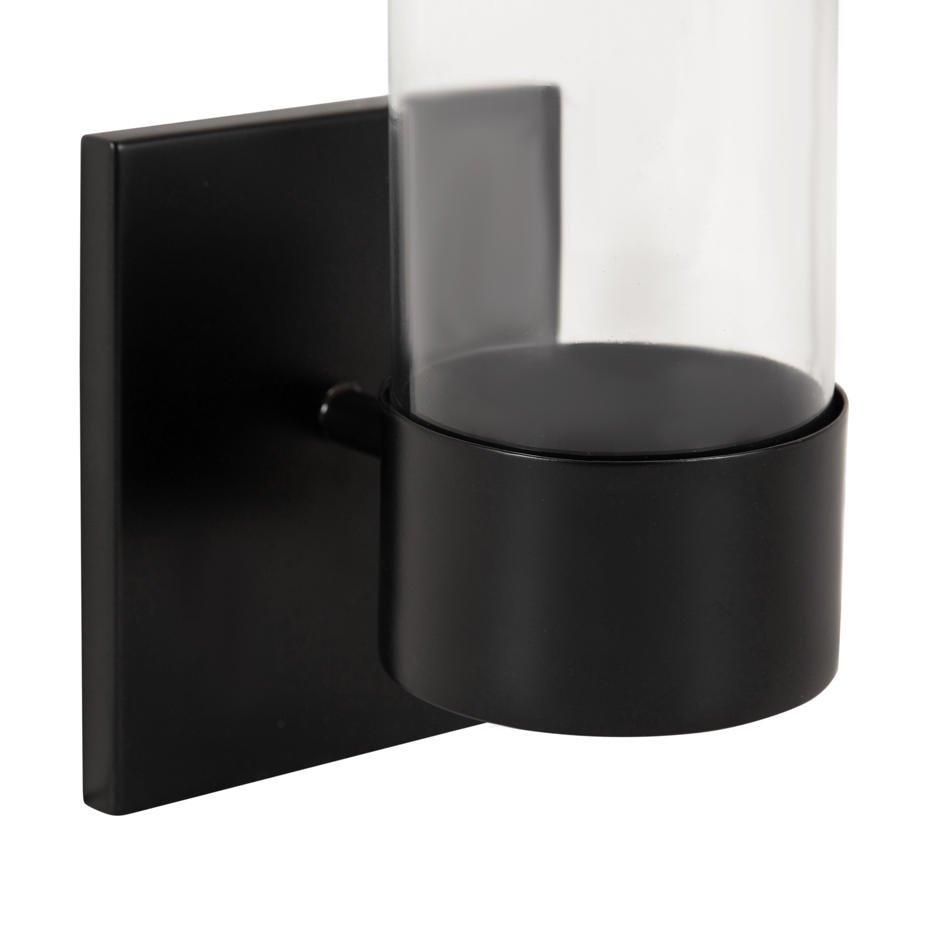 Wall Sconce Black 5x6x10 3