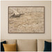 Framed Canvas 38x28 Sylvie Walnut 6