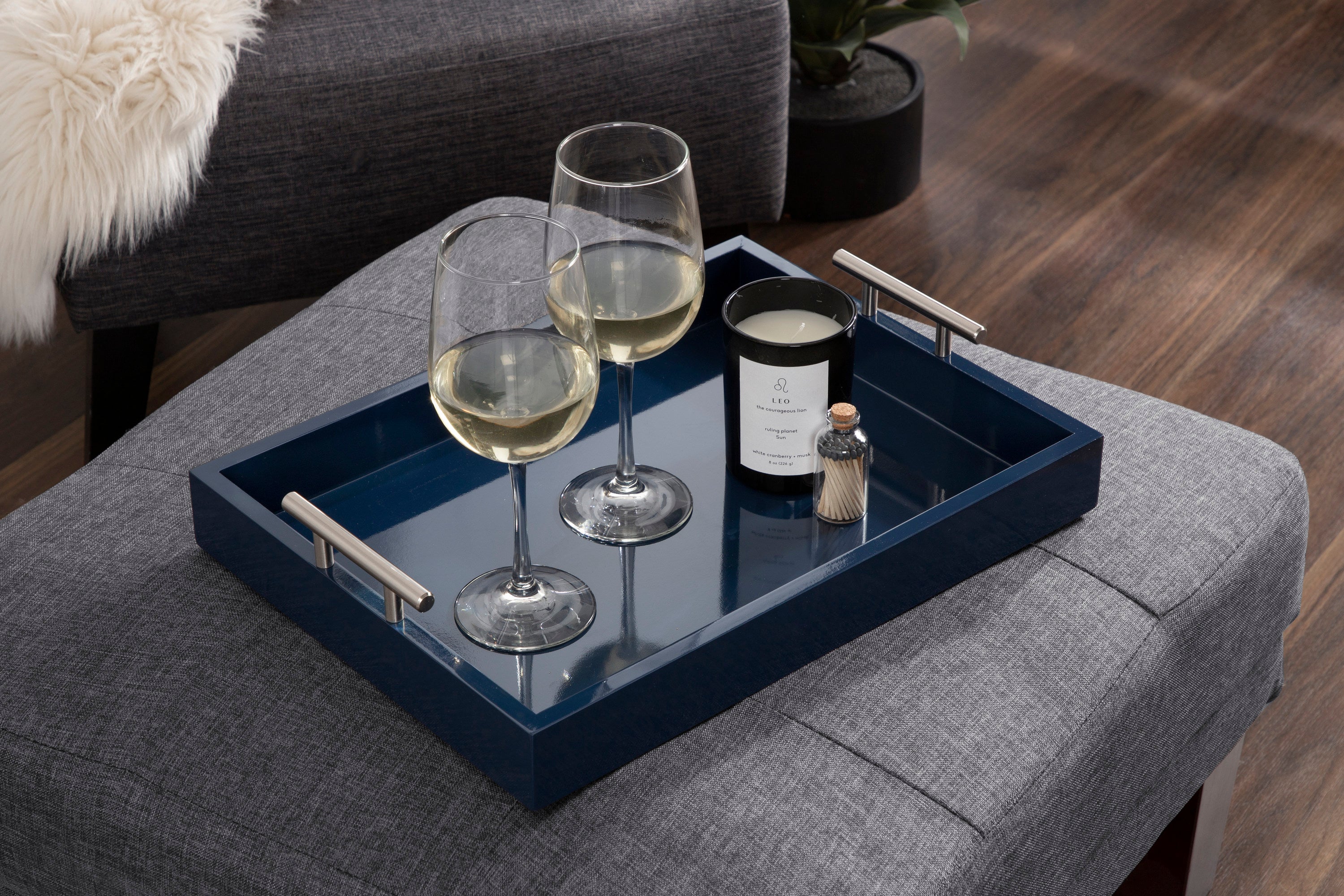 Single Tray Navy Blue 17x13 7