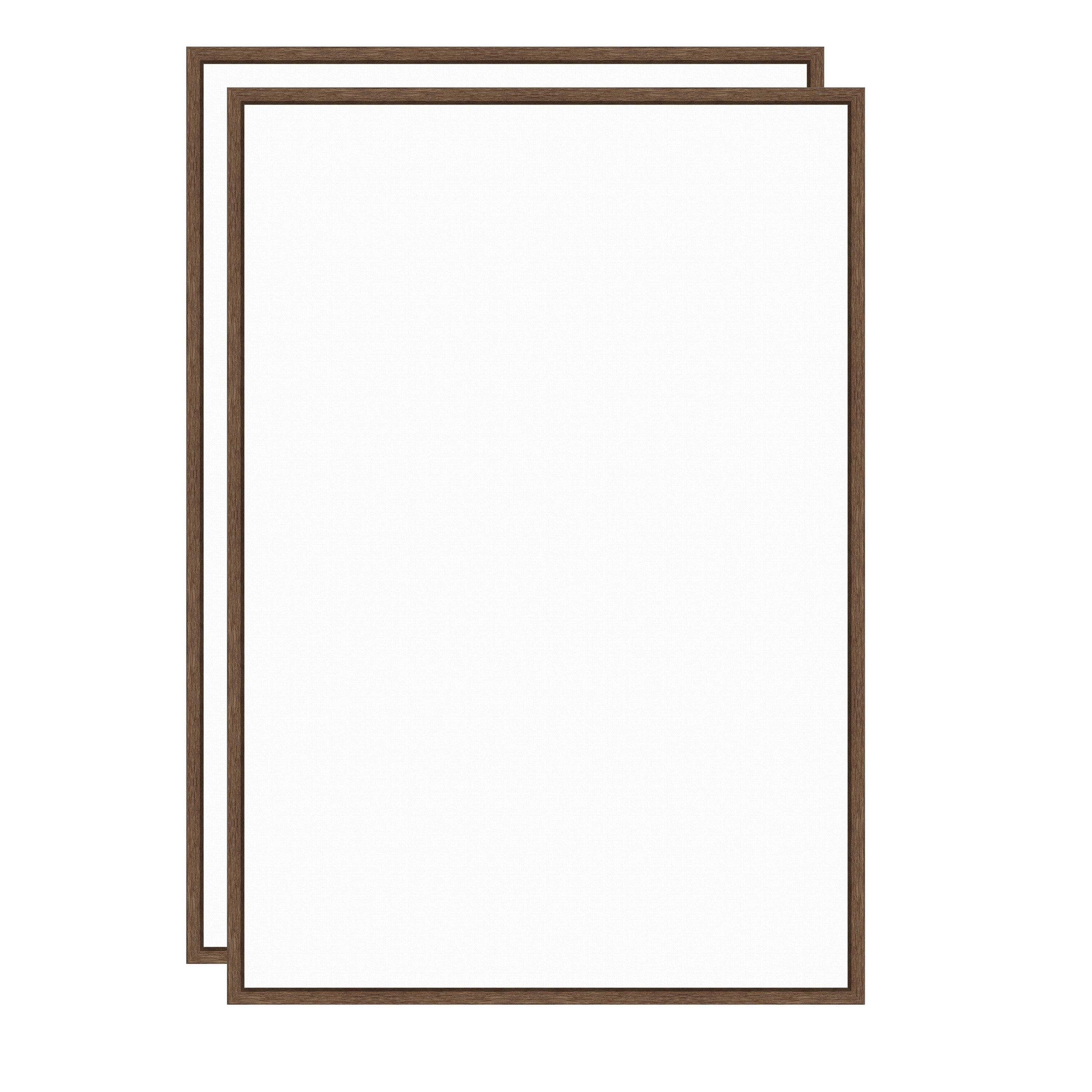 Art Set 2 Piece Set 23x33 Sylvie Walnut 1
