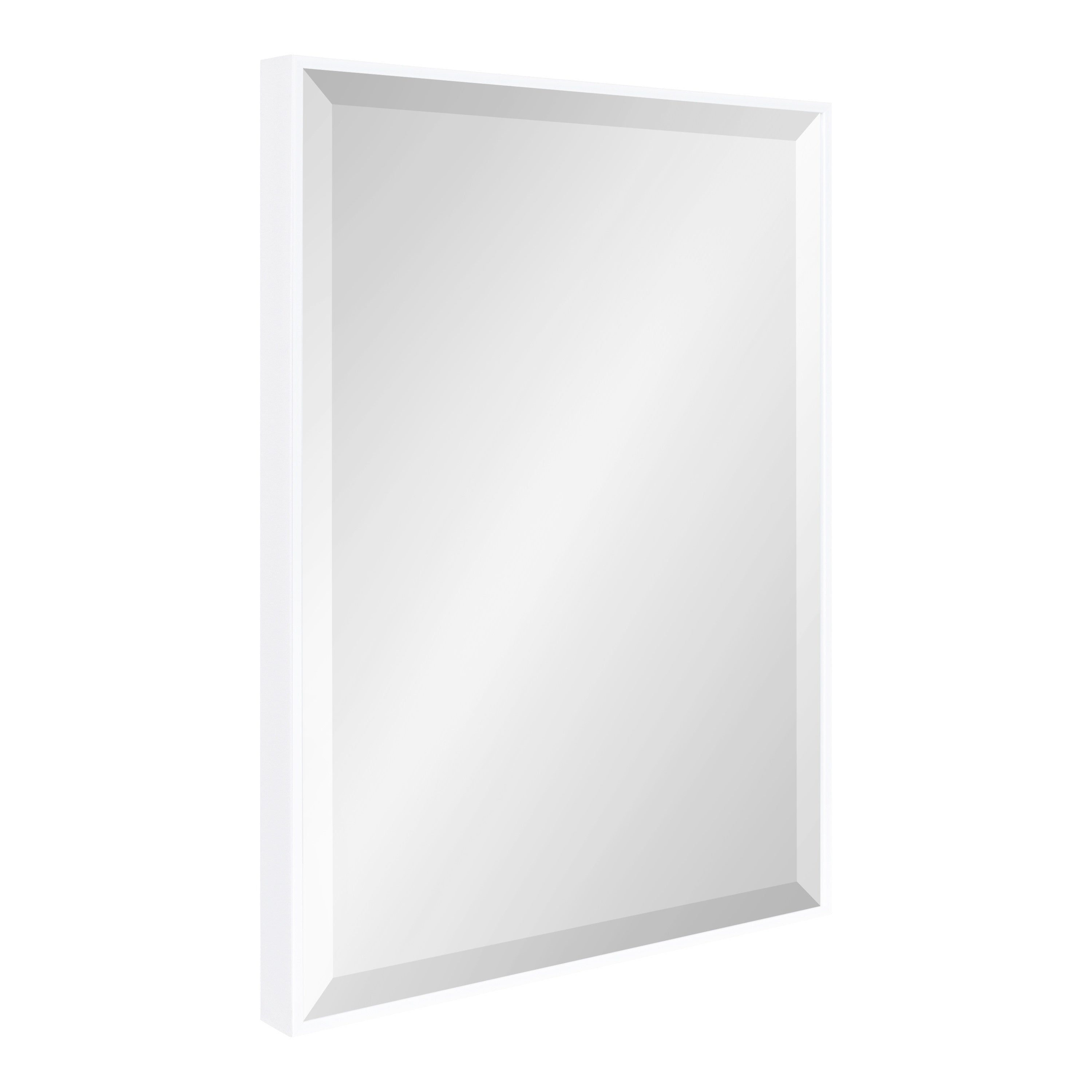 Rectangle Mirror White 18.75x24.75 1