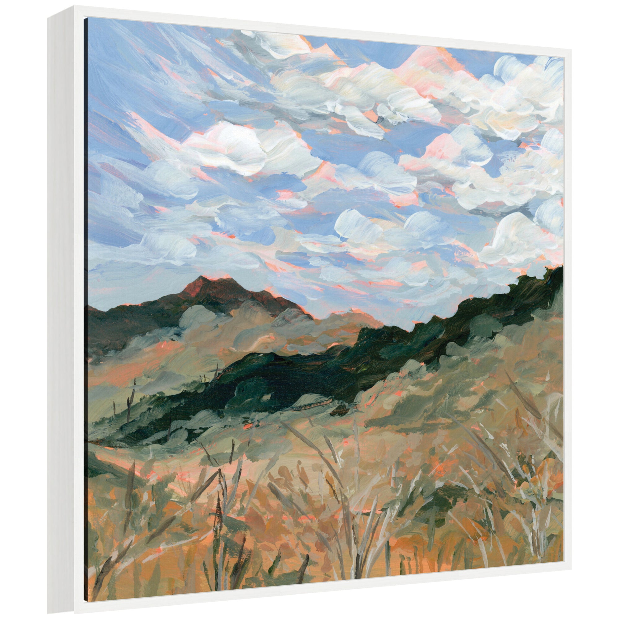 Framed Canvas Sylvie White 30x30 1