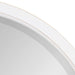 Round Mirror White 32" Diameter 3