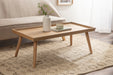 Coffee Table Natural Beige 46x22x17 7