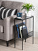 Side Table Black 15.75x8x24.6 5