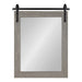 Rectangle Mirror Gray 22x30 3