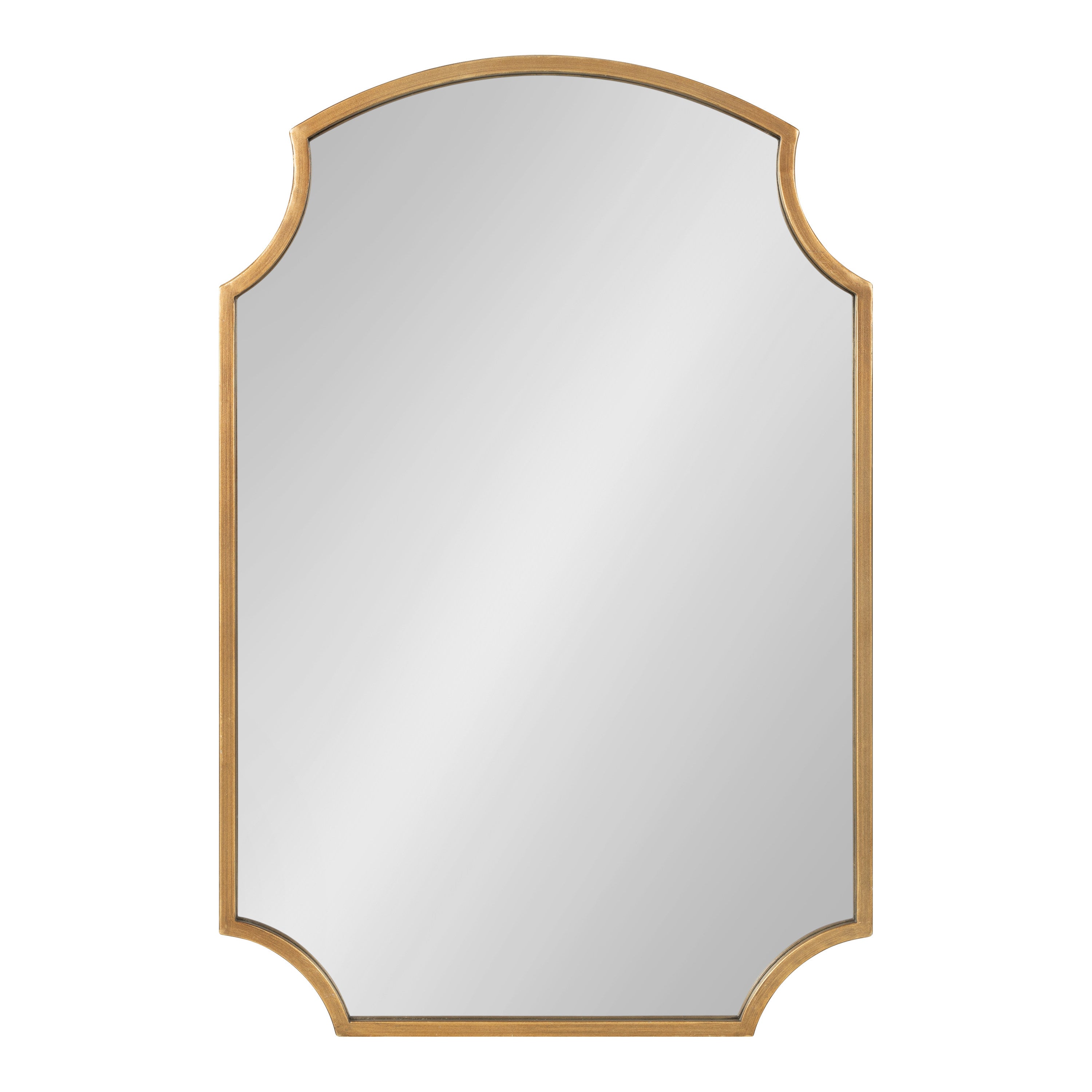 Scallop Mirror Gold 20x30 2