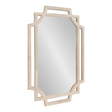 Scallop Mirror White 27x40 1