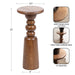 Drink Table Walnut Brown 10x10x22 2