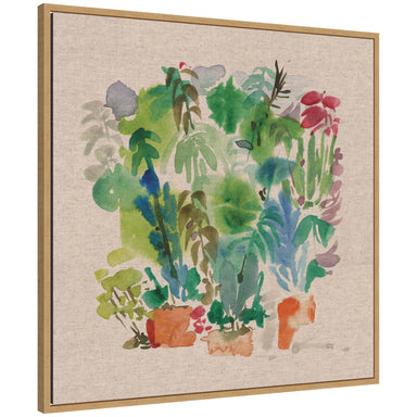 Framed Canvas 30x30 Sylvie Natural 1
