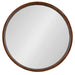 Round Mirror Dark Brown 36" Diameter 2