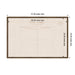 Pinboard Lucie Light Bronze 37x25 2