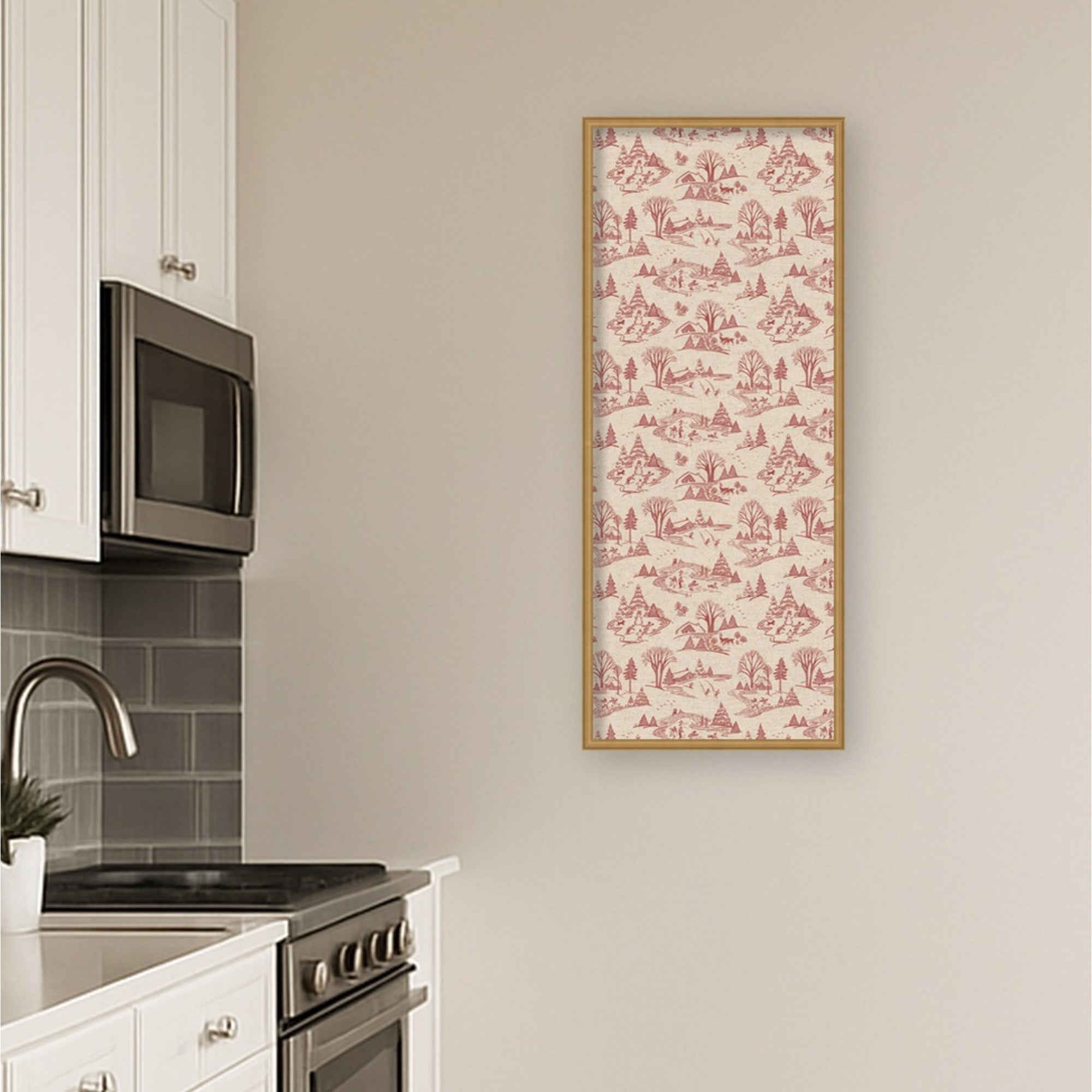 Pinboard Edith Gold 17x41 7