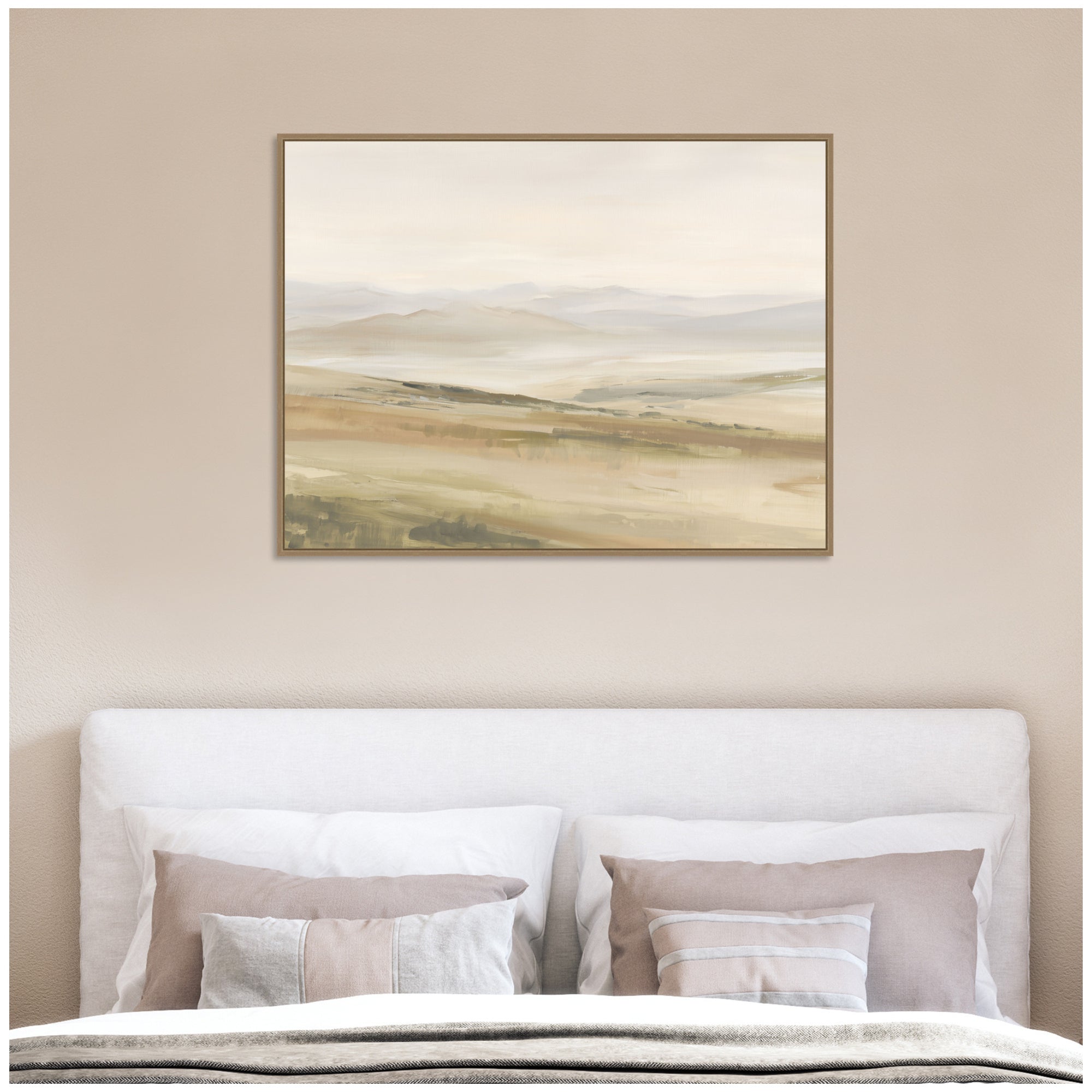 Framed Canvas 42x32 Sylvie Dark Gold 5