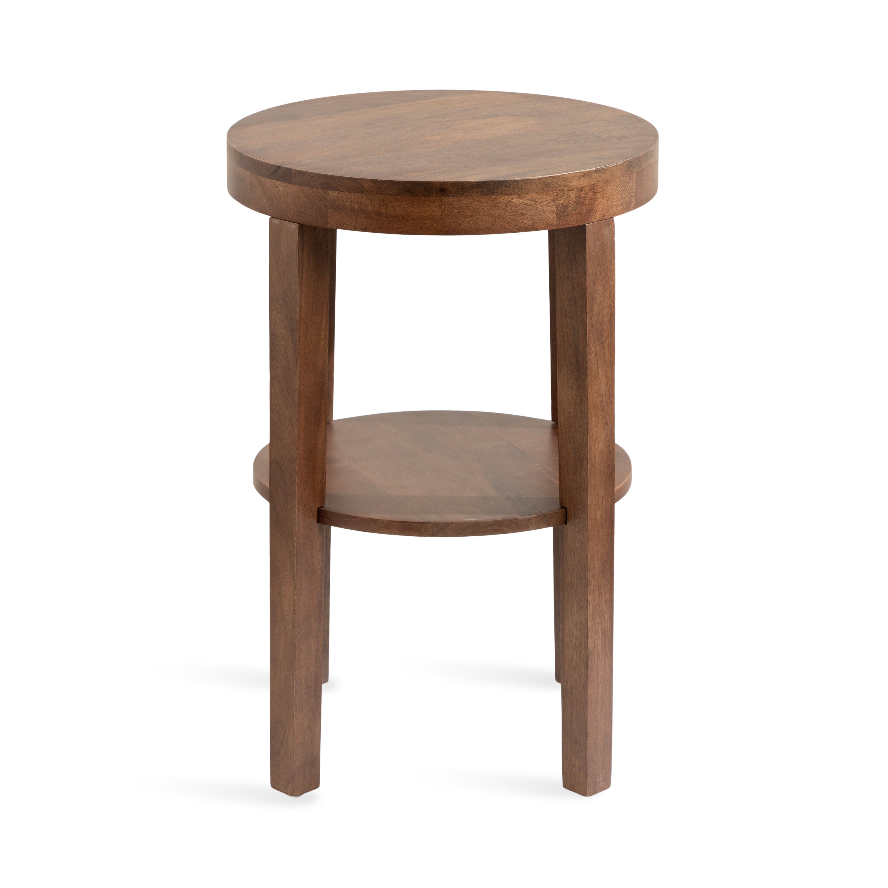 Side Table Walnut Brown 16x16x24 5