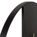 Wall Clock Black Gold 24" Diameter 6