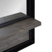Functional Mirror Gray Black 24x32 3