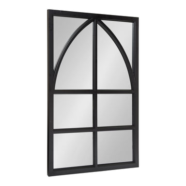 Windowpane Mirror Black 24x36 1