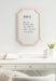 Dry Erase Board Pink 15x24 7