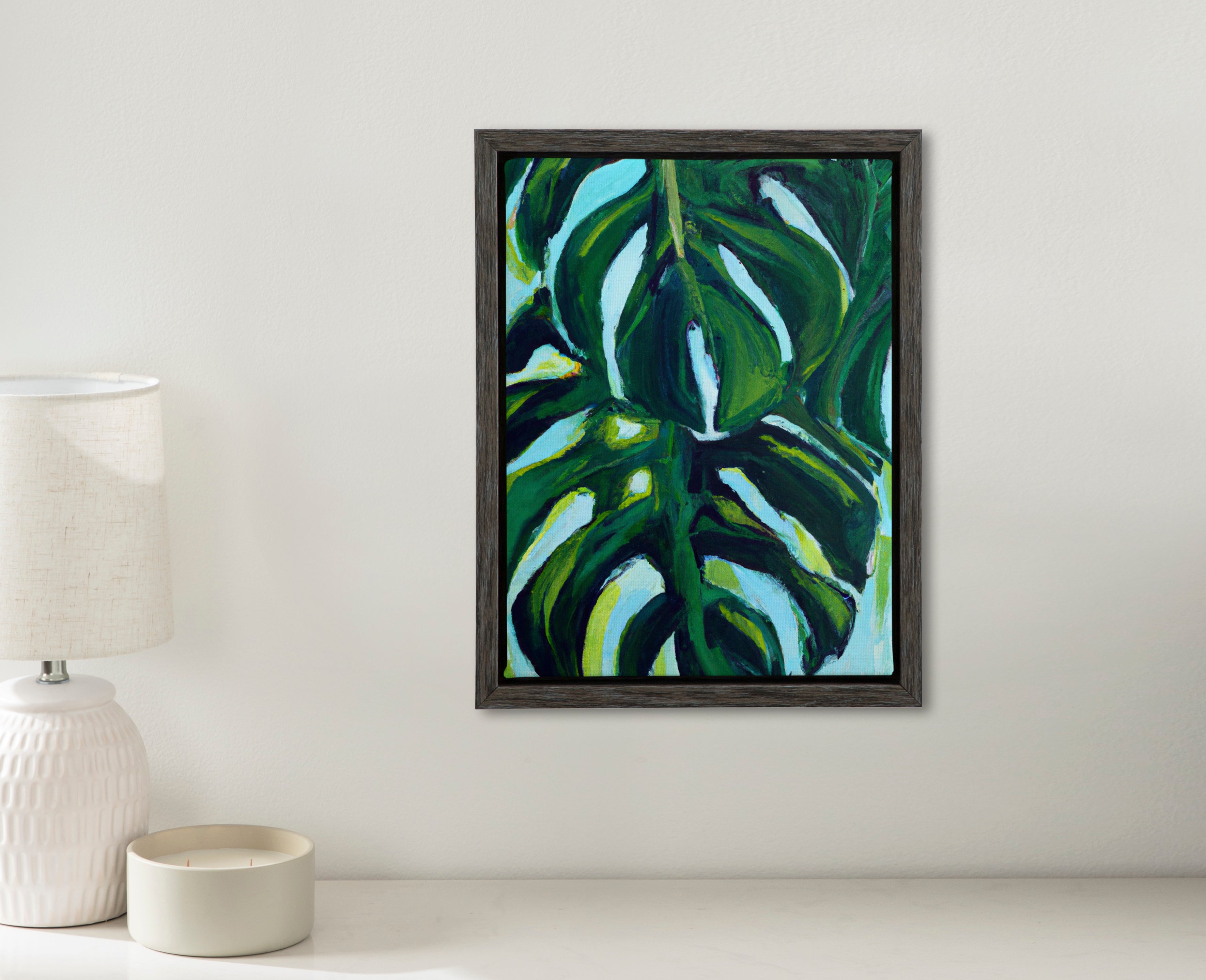 Sylvie Blank Framed Canvas 10x13