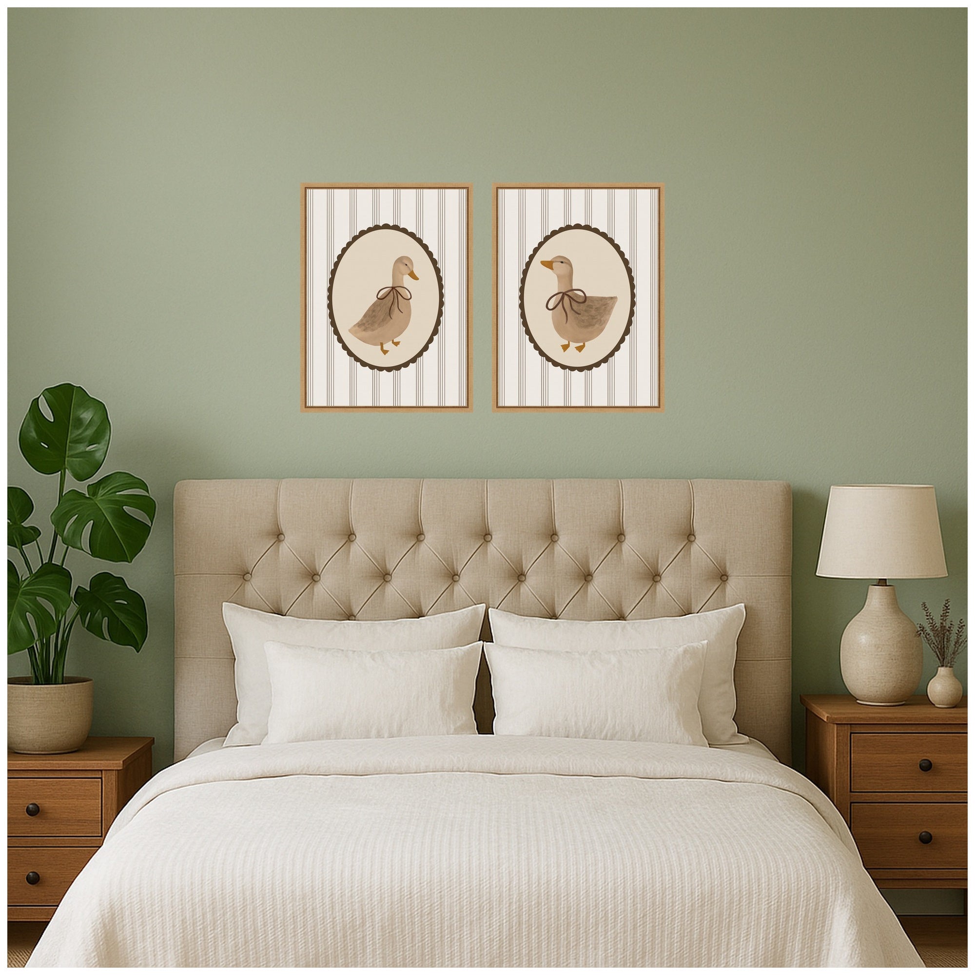 Art Set Sylvie Natural 2 Piece Set 18x24 6