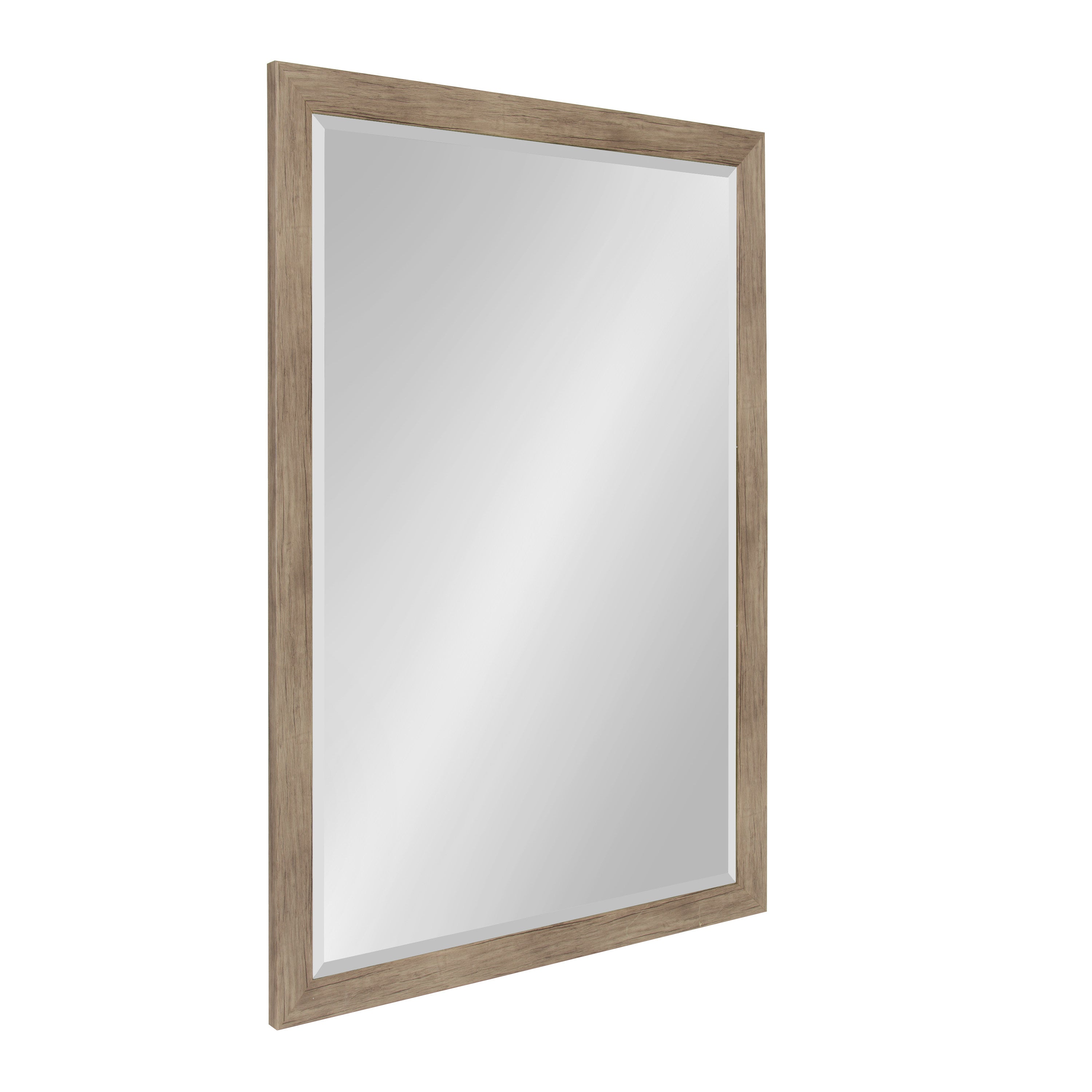 Rectangle Mirror Brown 27x39 2
