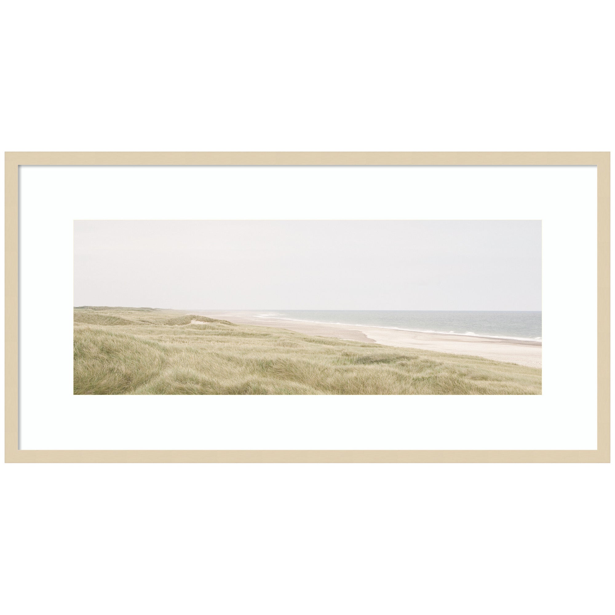 Peaceful and Serene Coastal Landscape by The Creative Bunch Studio Framed Wall Art Print