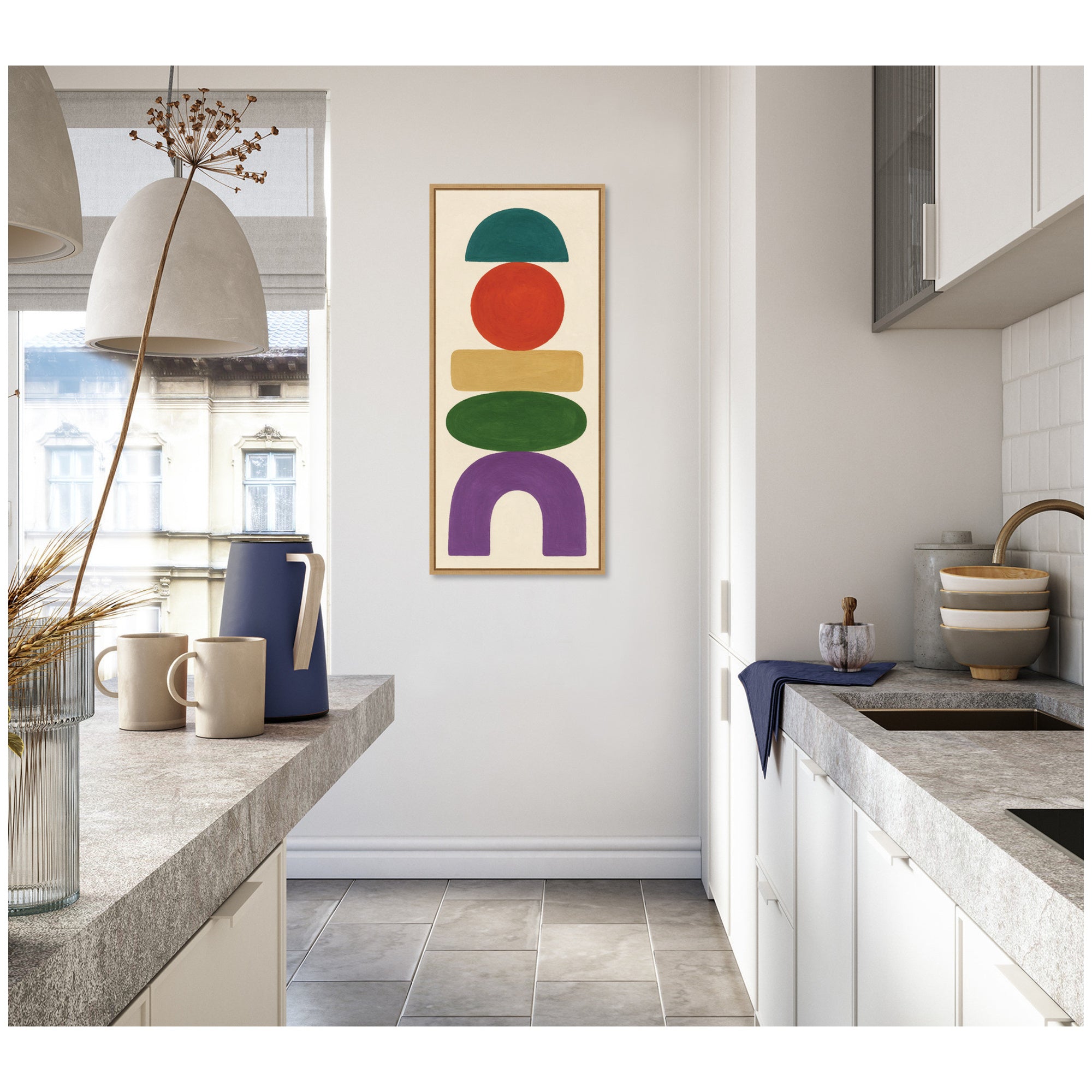 Toys Panel by Laura Moss Framed Canvas Wall Art Print
