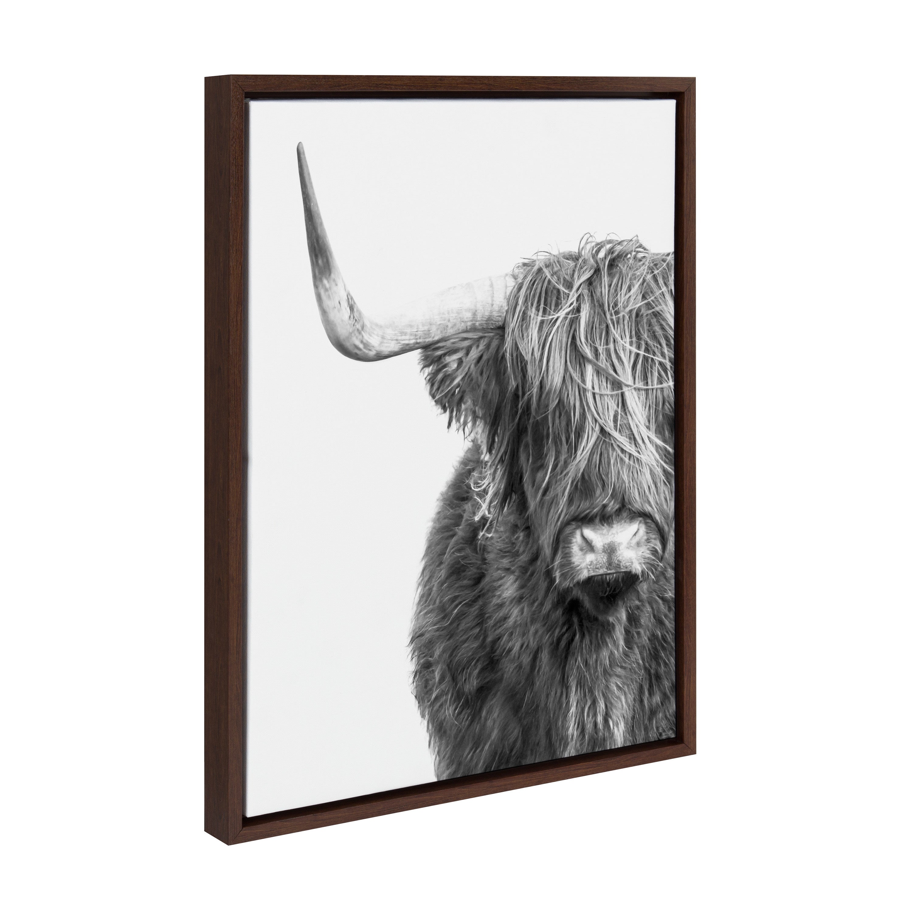 Framed Canvas Sylvie Walnut 18x24 1