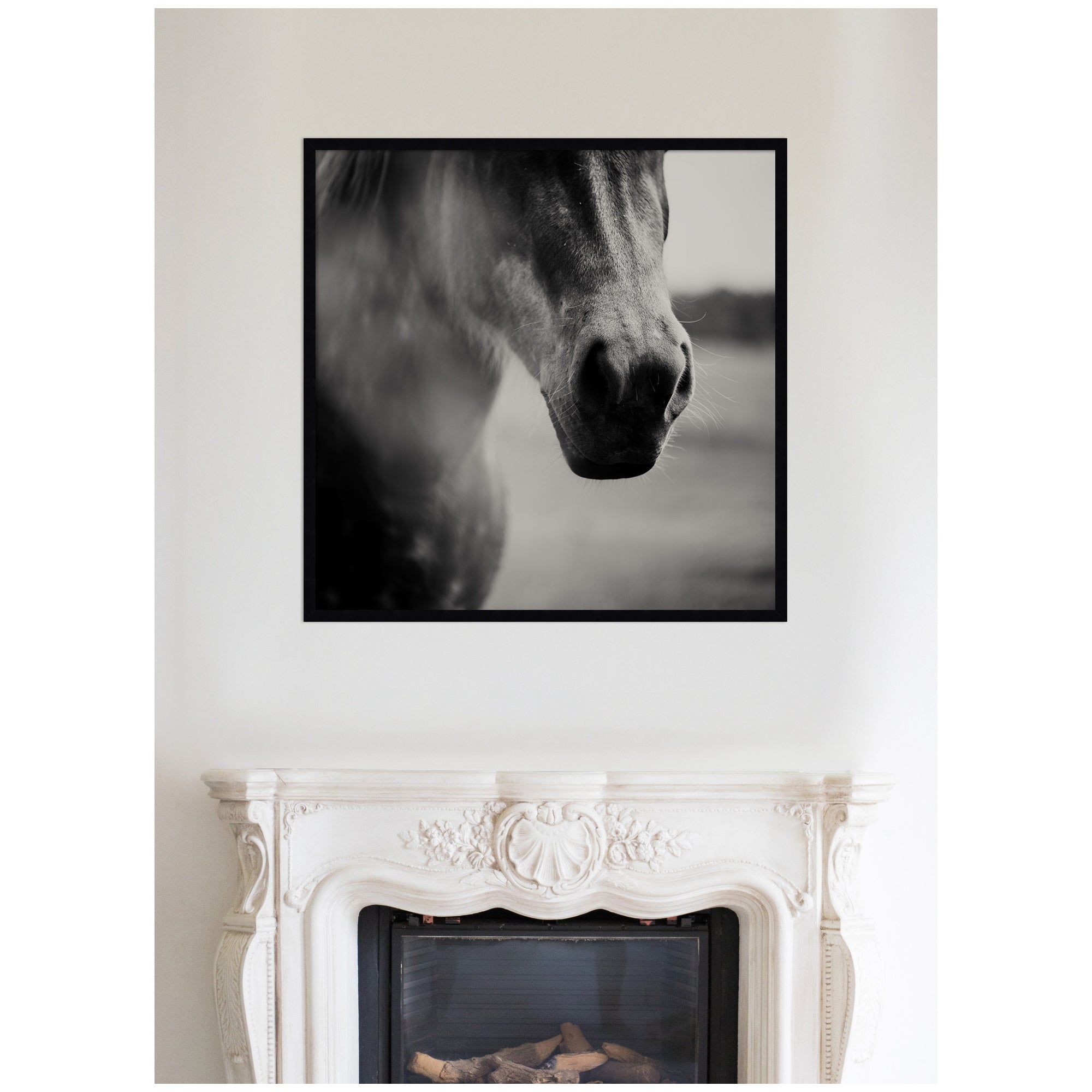 Framed Art Svelte Noir Black 33x33 7