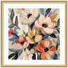 Framed Art Garden Bloom Abstract Bouquet II by The Creative Bunch Studio