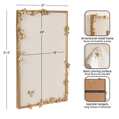 Pinboard Gold 21X32 2