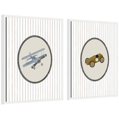 Art Set Sylvie White 2 Piece Set 18x24 1