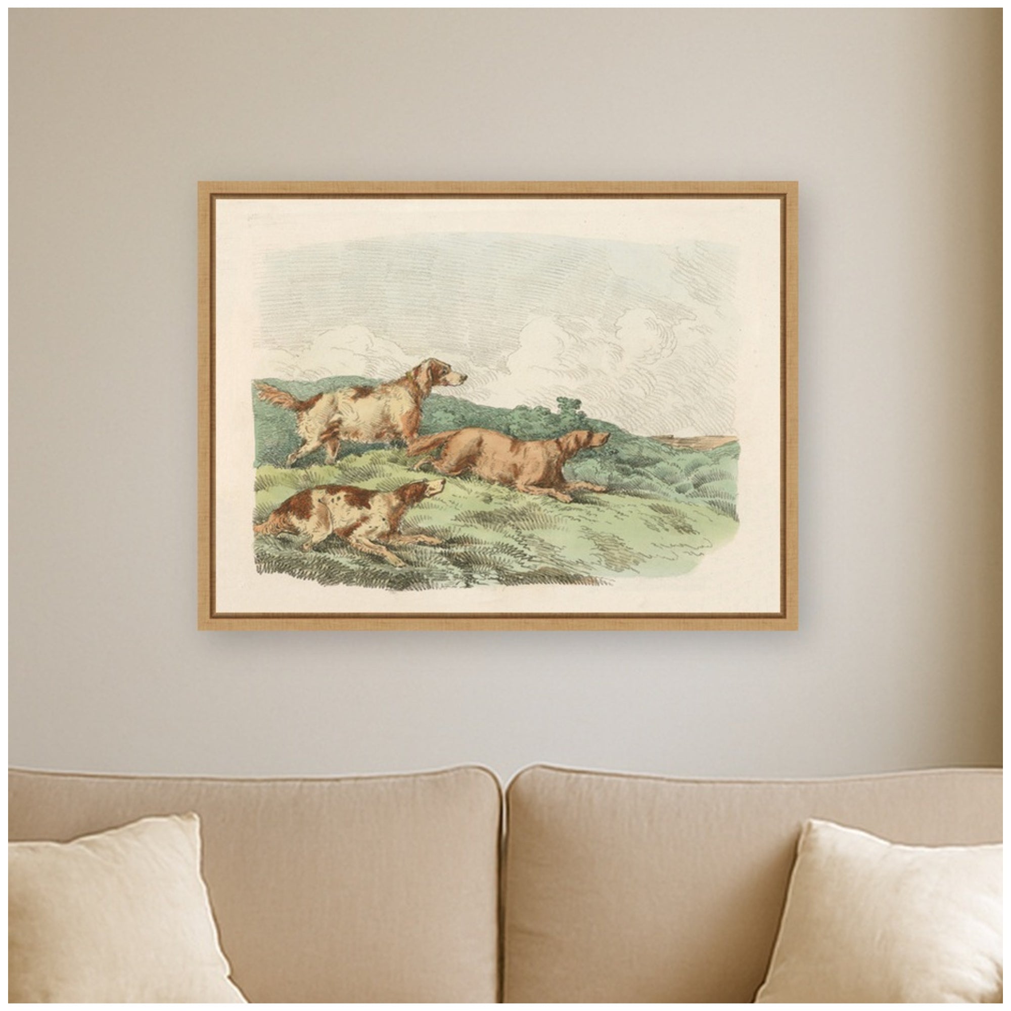Framed Canvas 24x18 Sylvie Natural 7