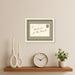 Mounted Canvas 12x10 Green Belmont Distress White 5
